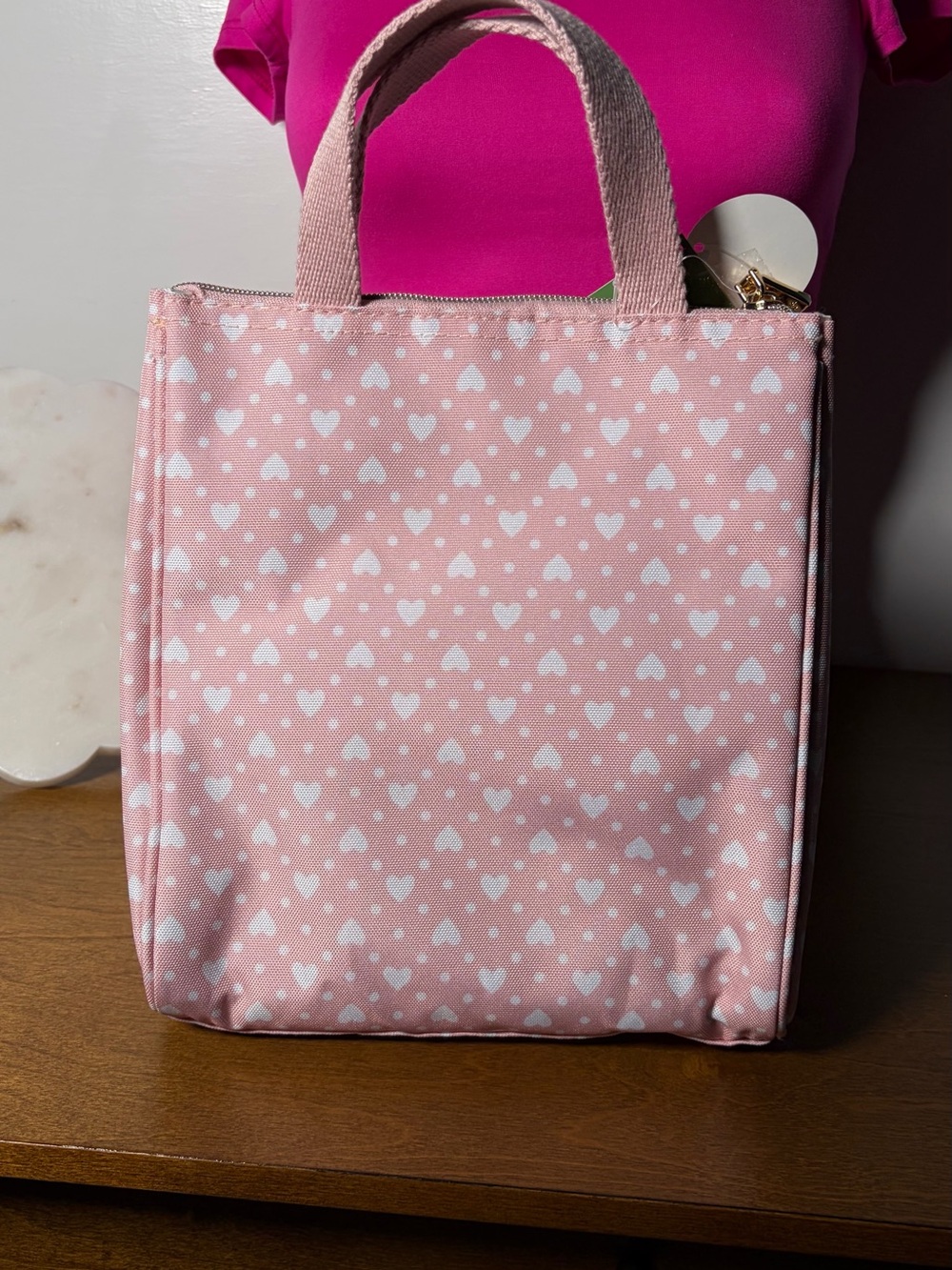 kate spade - Pink Heart Lunch Tote - Picture 7 of 10